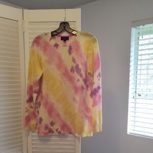 Charter Club Cashmere Tie-Dye Sweater